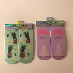 Living Royal ankle socks NWT